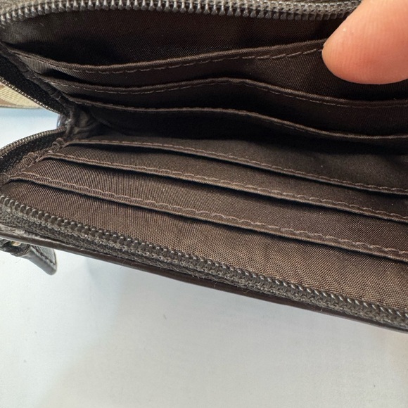 Coach Brown and Tan Signature Hobo Bag & wallet - Picture 13 of 13